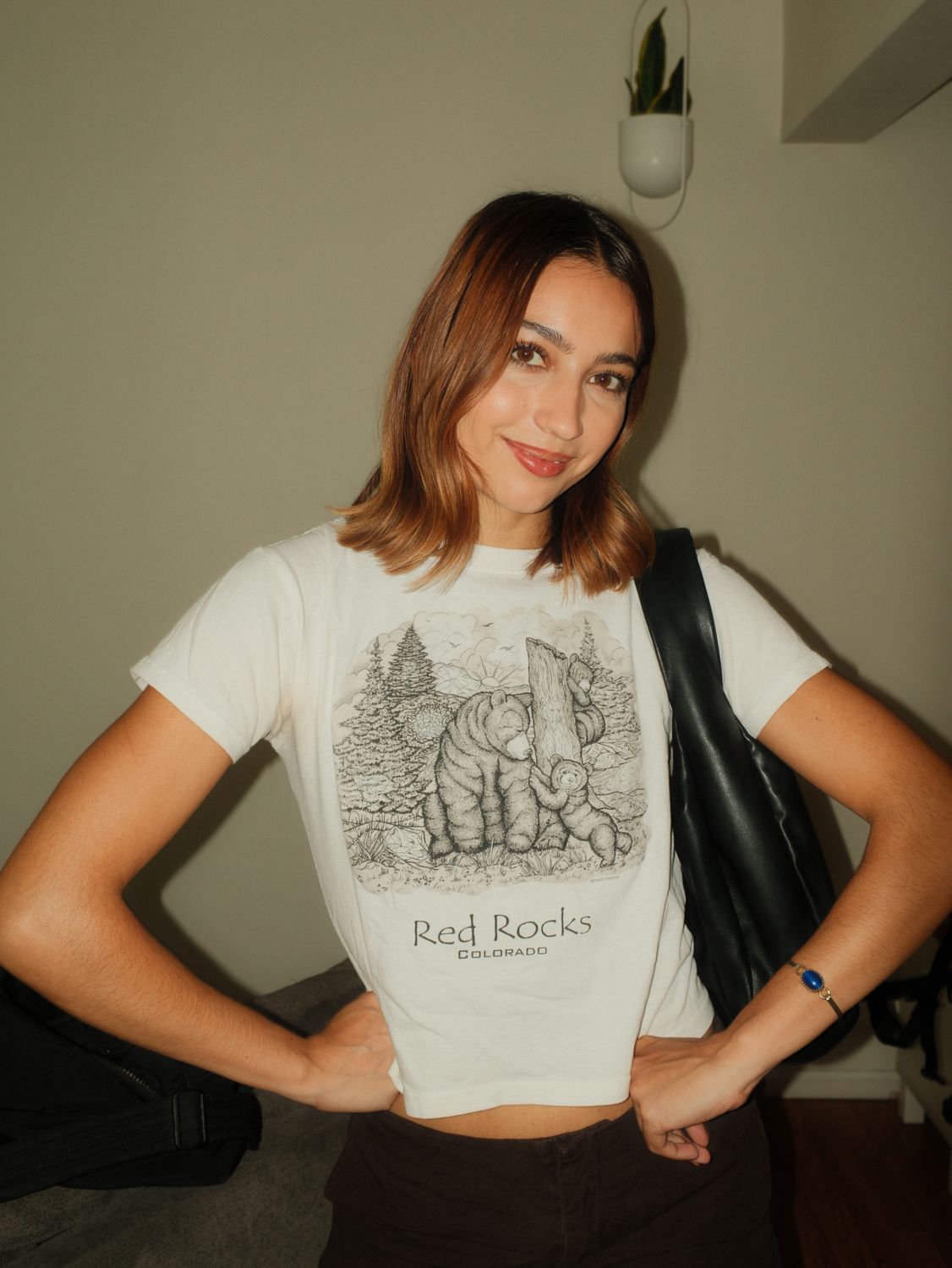 Irie James in a Red Rocks t shirt
